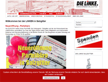 Tablet Screenshot of die-linke-salzgitter.de